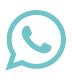 icono de WhatsApp en color verde agua que tiene la web
